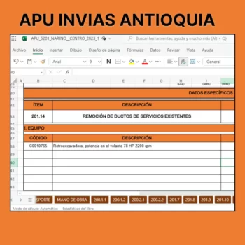 APU INVIAS DE ANTIOQUIA